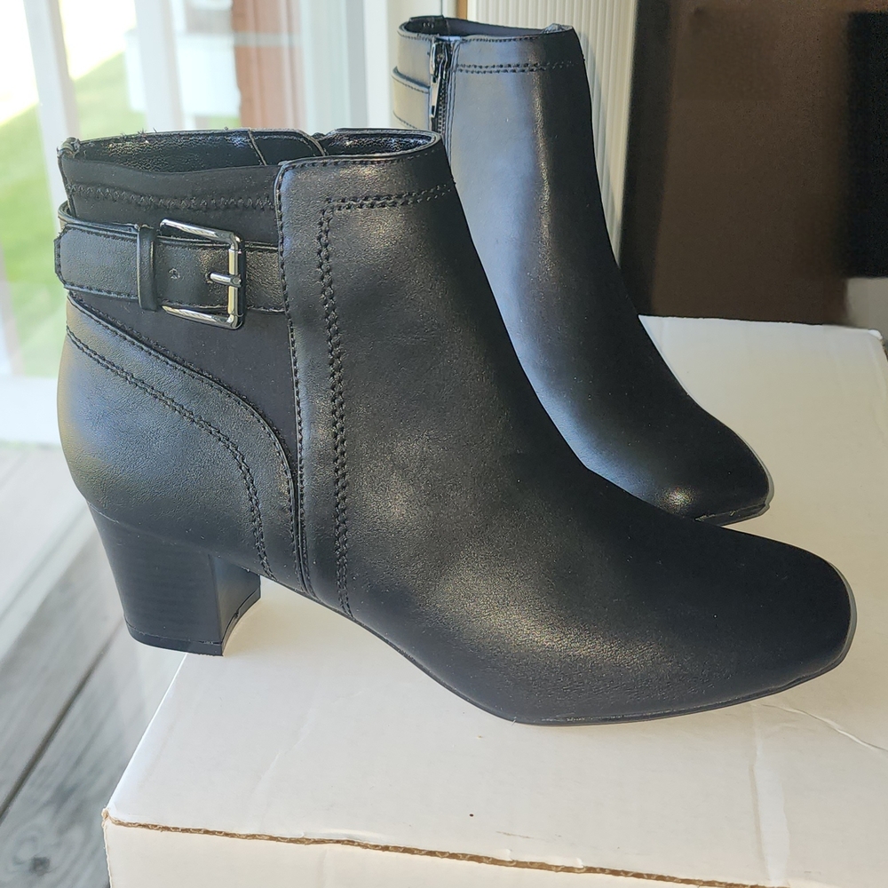East 5th Black Ankle Boots